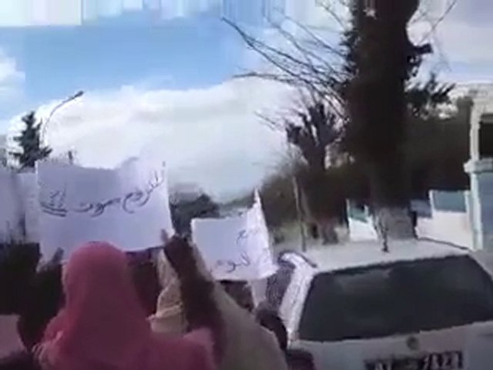 Tunisian revolution 2011: Pro Hiiab rally