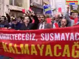 Islıklı eylem sokağa taşındı