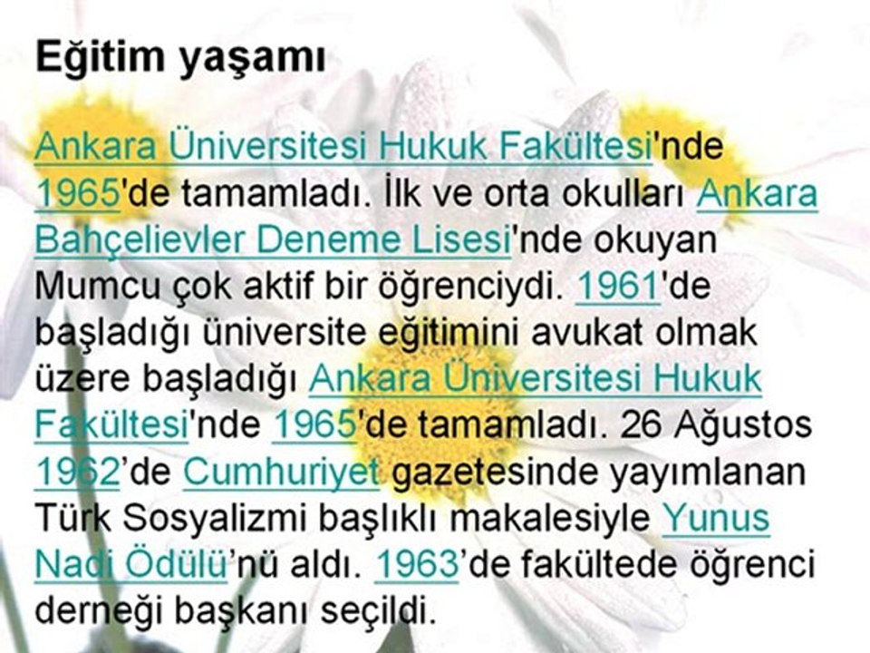 Uğur Mumcu'nun Yaşam Öyküsü