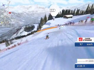 [SkiChallenge2011] La "Streif" dévalée par un français !