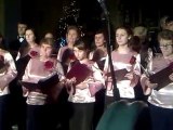 Koncert kolęd w Brzeziu - chór z Brzezia, solo Marta Gamrot
