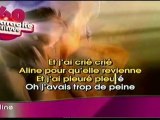 Aline - Christophe - karaoke video