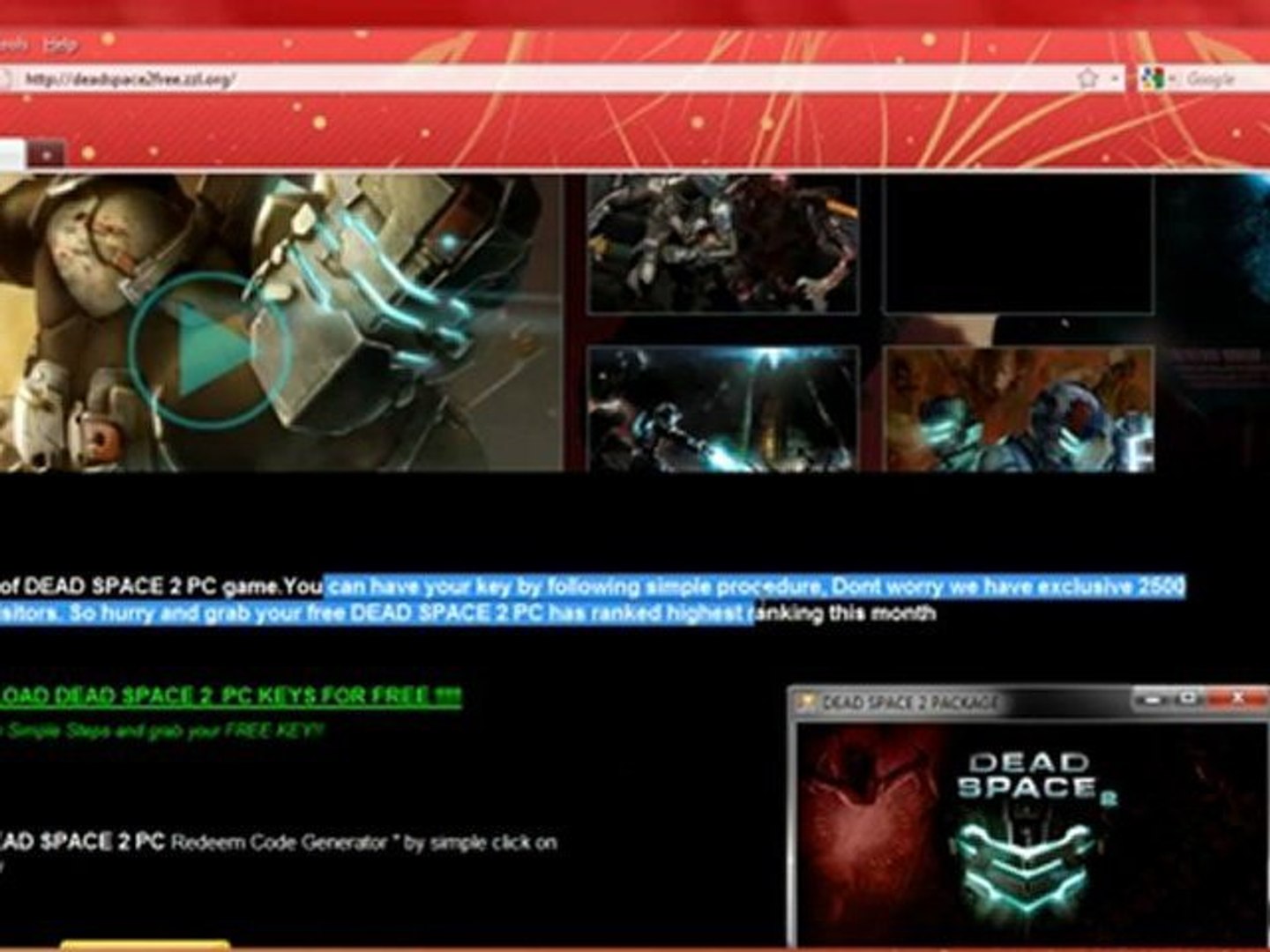 Dead Space 2 Serial Key Generator