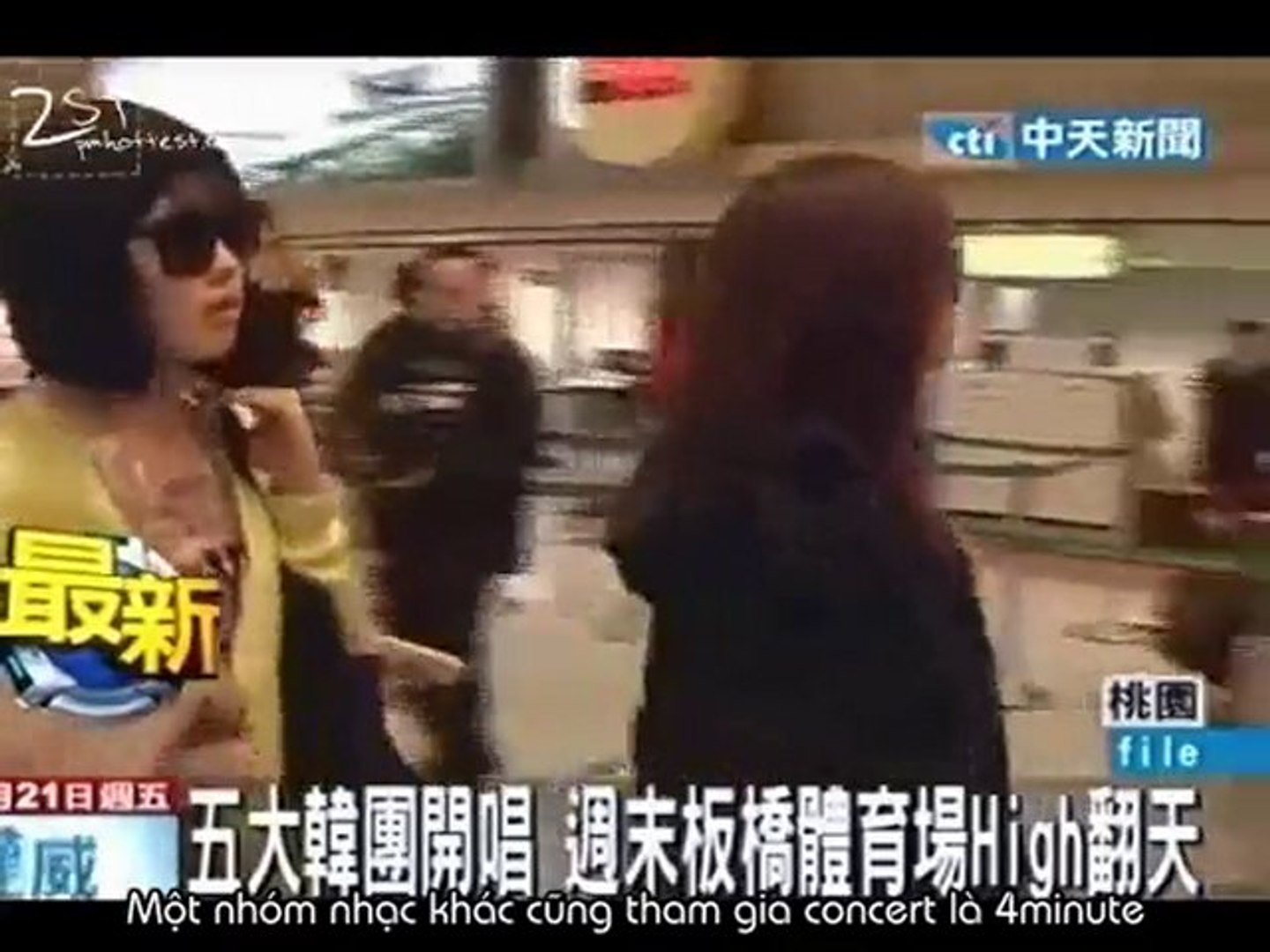 [Vietsub - 2ST] 110121 China Times (Arrival in Taiwan)