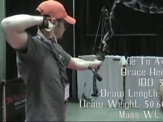 Shooting the Winchester bows at the 2011 ATA Show