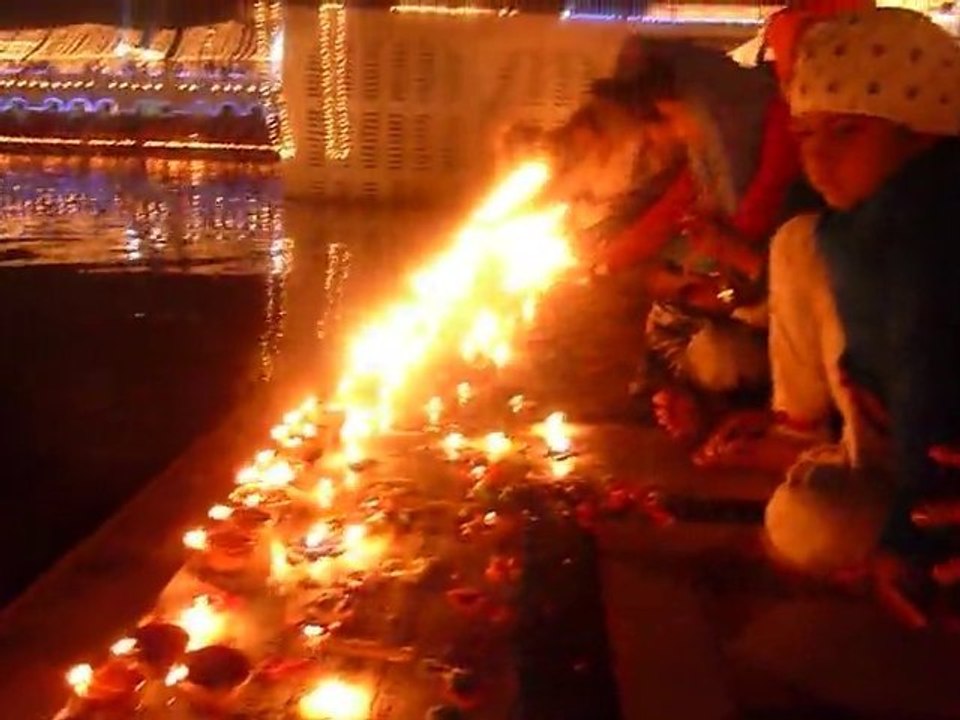 Inde 2010 - Amritsar - Diwali 2010 au Temple d'Or 5