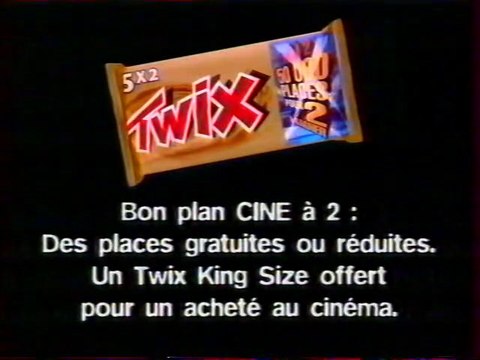 Publicité Twix 1999