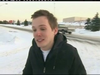 Driver films near miss with lorry