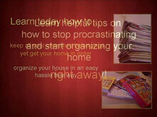 How To Organize A Messy Home Quickly