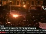 Dos millones de personas se manifestaron hoy en El Cairo (organizadores)