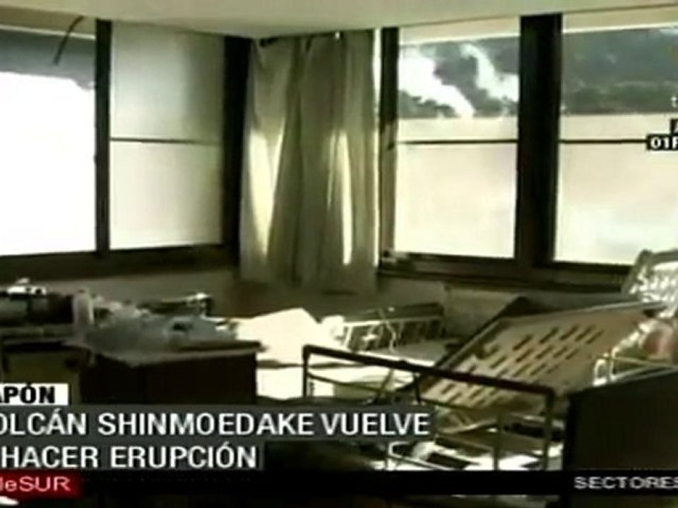 Japón: el volcán Shinmoedake entra en erupción