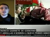 Rey Abdullah disuelve Gobierno de Jordania ante presión popular