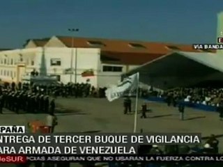 España entrega a Venezuela el tercer buque de vigilancia