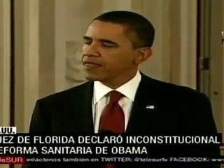 Juez de Florida declara inconstitucional reforma de Obama
