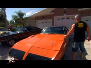 John Cena shows his Cars