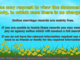 How to Find Marriage Records Online Free