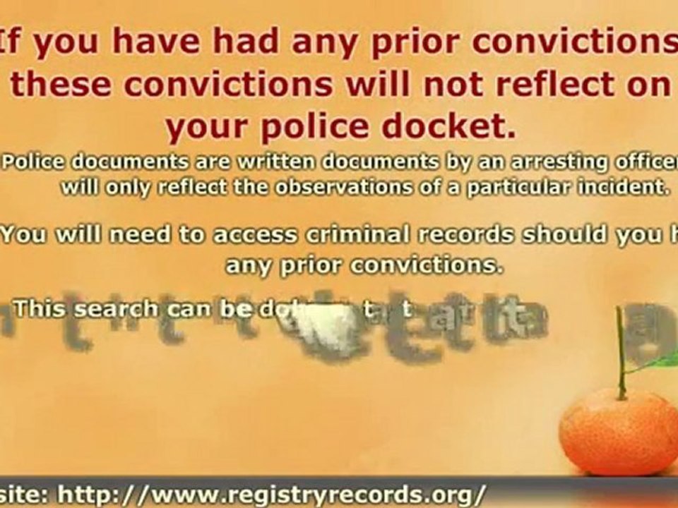 How to Go About Finding Your Own Police Records