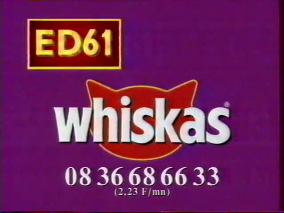 Publicité Whiskas 1997