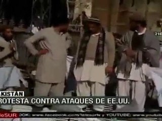 Paquistaníes protestan contra ataques de EE.UU.
