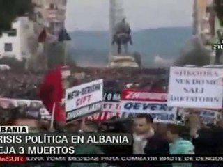 Crisis política en Albania deja tres muertos
