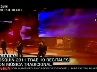 Inicia en Argentina la edición 51 del Festival Flolklórico  de Cosquín 2011