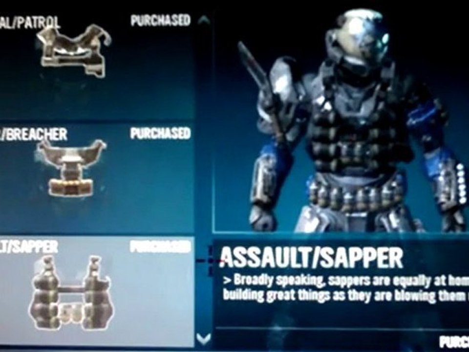 All Halo Reach Armor Revealed ***MOD***