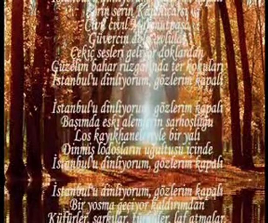 istanbulu dinliyorum son klip