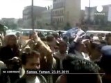 Yemenis march in support of rights activist - no comment