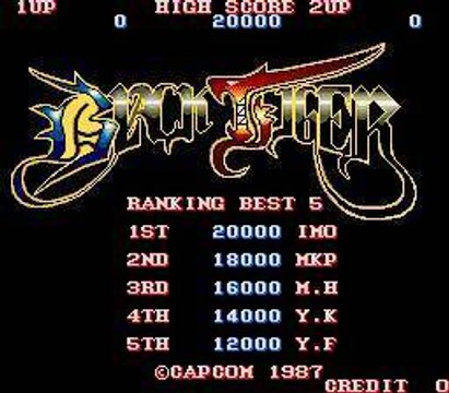 Black Tiger [Arcade] videotest