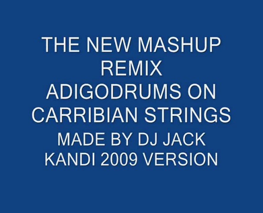adigo drums on carribian strings