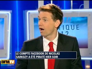 Le compte Facebook de Nicolas Sarkozy a été piraté dimanche soir