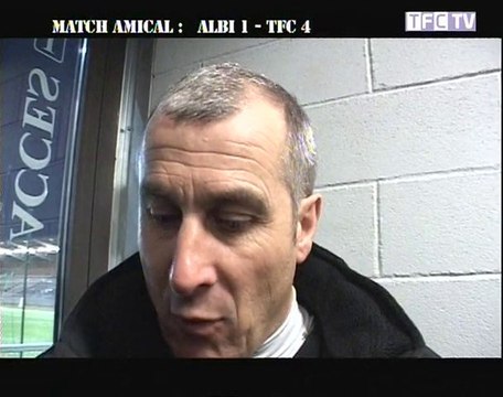 Albi-TFC: Réactions d'Alain Casanova