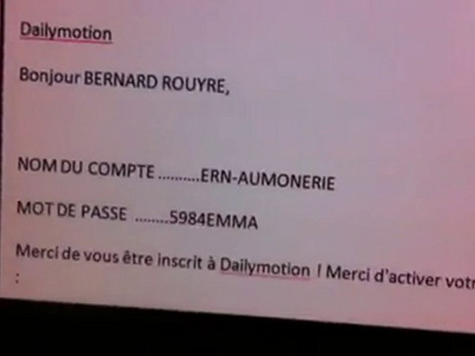 ESSAI VIDEO AUMONERIE 1