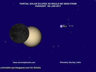 4th Jan 2011 Eclipse HUNGARY Január 4 Eclipse