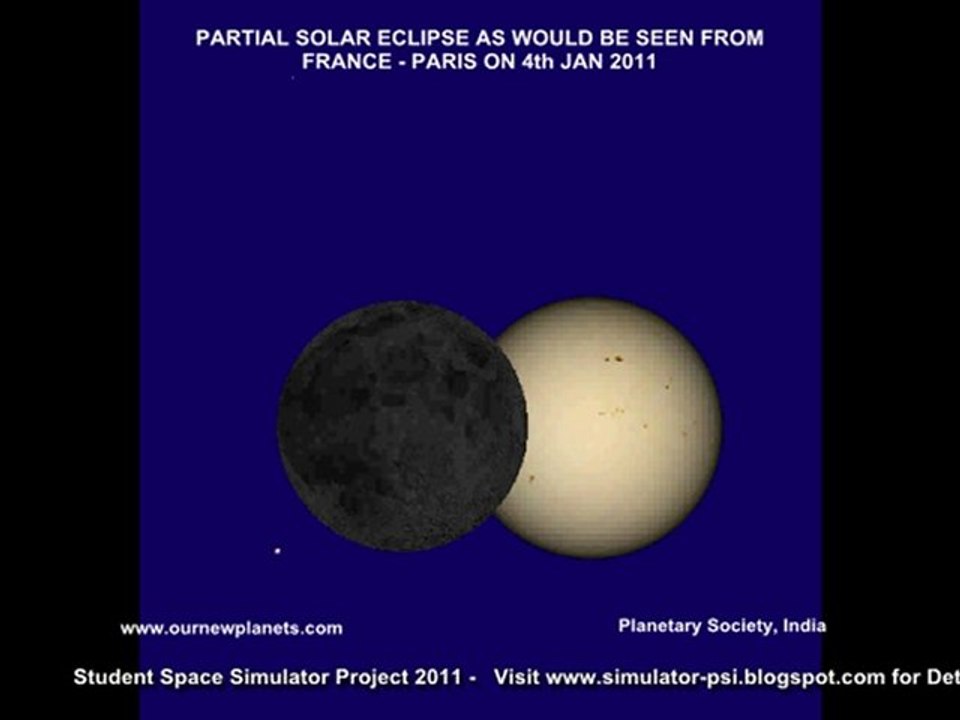 4th Jan 2011 Eclipse FRANCE 4 janvier 2011 Eclipse