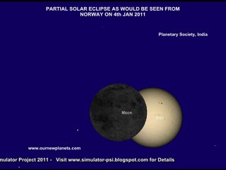 4th Jan 2011 Eclipse NORWAY 4 januar 2011 Eclipse Norge