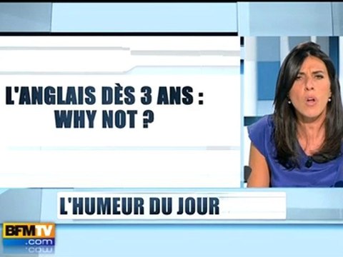 L'anglais dès 3 ans : why not ?
