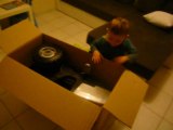Maxence et son cadeau d'anniversaire