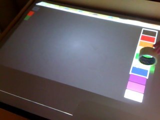 Test application "Paint" - AIR NFC Tabletop