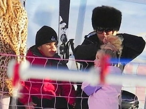 Katie Price trots to Klosters Ski Resort in Switzerland