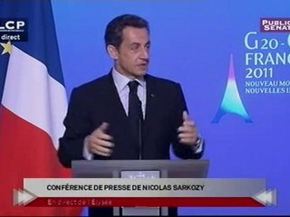 EVENEMENT,Emission spéciale "conférence de presse Nicolas Sarkozy"
