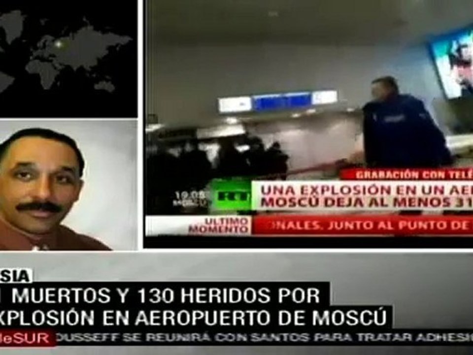 Tras mortal atentado, aeropuerto ruso continúa operaciones nacionales e internacionales