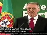 Abstención marca Elecciones en Portugal