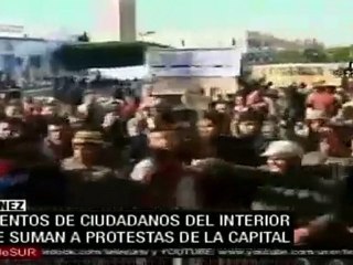Policías se suman a las protestas en Túnez