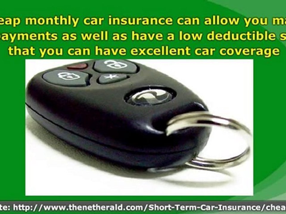 Cheap monthly car insurance for all types of consumers