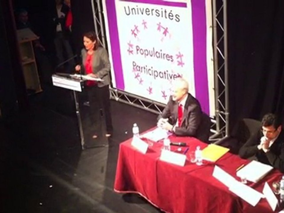 Ségolène Royal, 24 janvier 2011