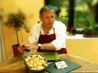 Salade de pommes de terre primeurs aux éclats de roquefort