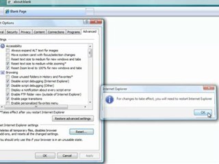 How to reset internet explorer