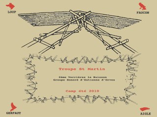 Camp 2010 Pampelonne - Troupe Saint Martin (2ème Verrières)