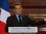 Politique industrielle de la France : discours de M. Sarkozy
